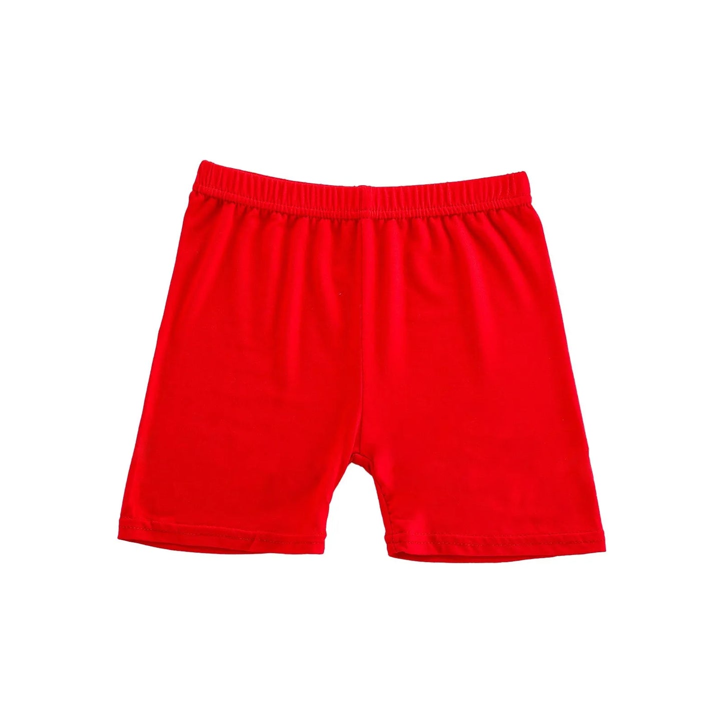 Girls Summer Safety Leggings Cycling Pants Children Anti-emptied Stretch Solid Color Mid-rise Yoga Dancing Shorts 1PC
