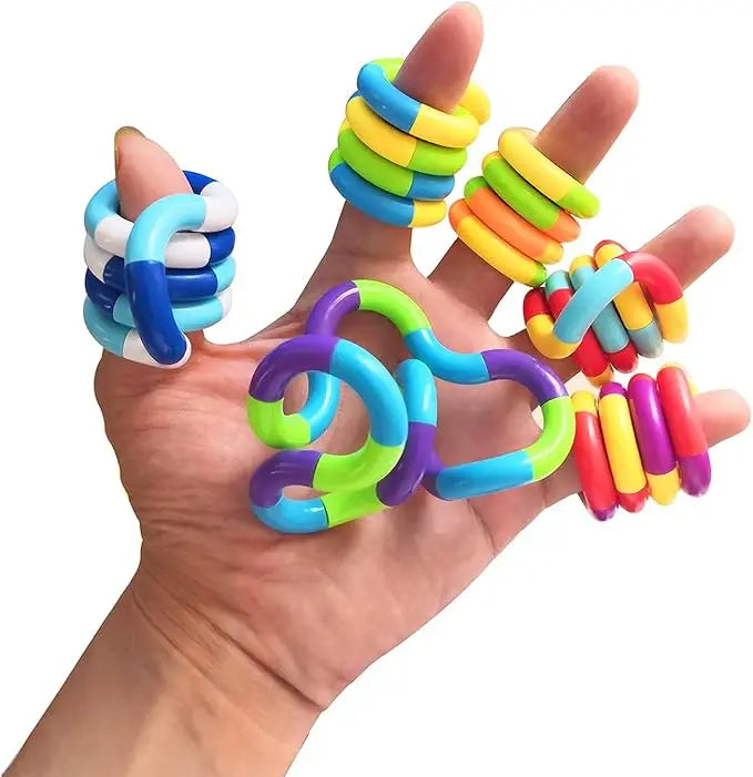 1/3/5Pcs Tangle Fidget Toy Deformation Sensory Hand-Eye Coordination Toy Anxiety Relief Twist Toy for Kid Adult Fine Motor Skill