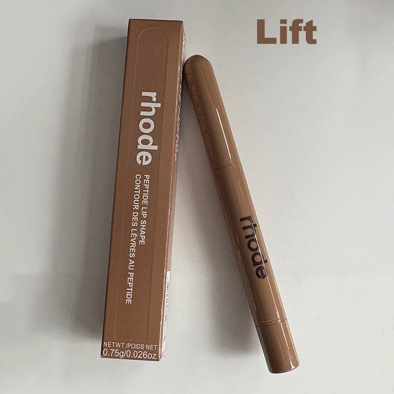 7 Color Skin Peptide Lip Shape Pen Lip Liner Long Lasting Lip Tint Pencil Pen Makeup Lipstick Powder Blusher Gloss Rouge Makeup