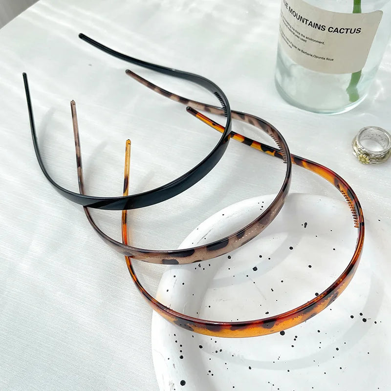 Fashion Sunglasses shaped Headband Anti-Slip Acrylic Hairbands for Women Invisible Hair Hoops Fixed Headband Hair Accessories