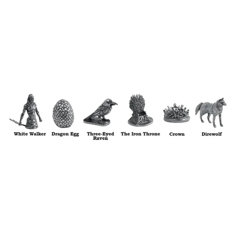 Game of Thrones Collector's Edition Monopoly Board Game | Westeros Territory Theme | Fans' first choice for collection