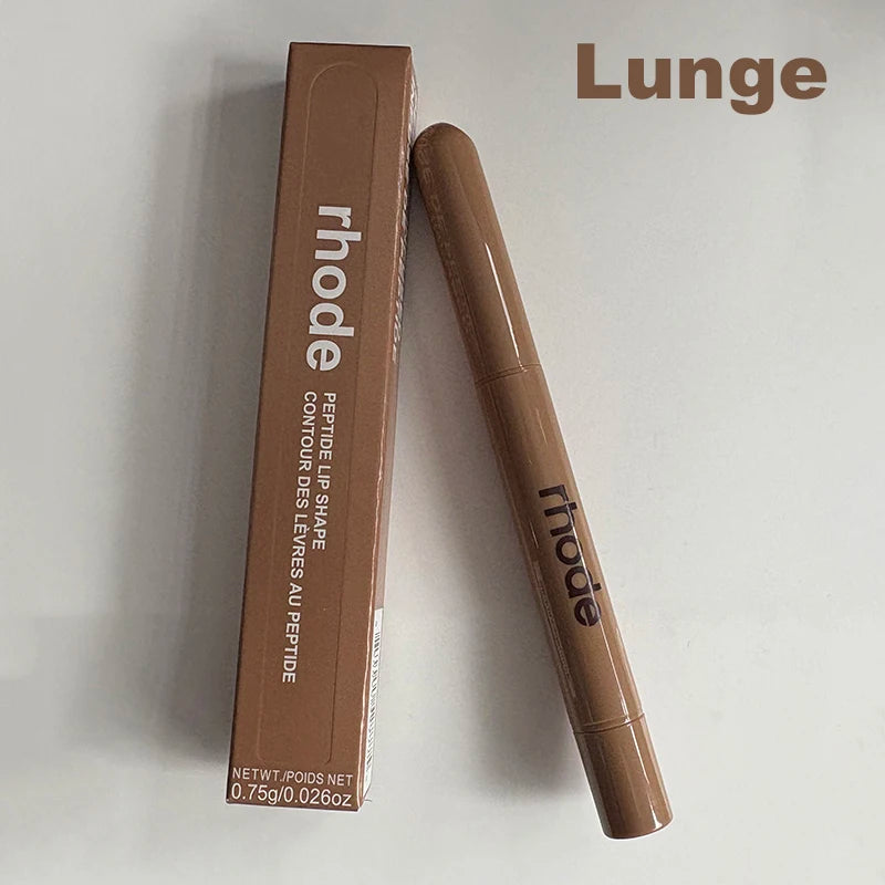 7 Color Skin Peptide Lip Shape Pen Lip Liner Long Lasting Lip Tint Pencil Pen Makeup Lipstick Powder Blusher Gloss Rouge Makeup