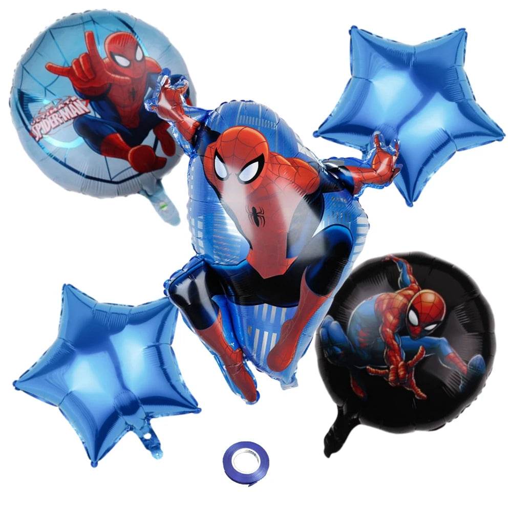 Spider Man Birthday Party Decor Paper Cups Plates Tablecloth For Kids Boy Spiderman Baby Shower Party Decorations Party Supplies