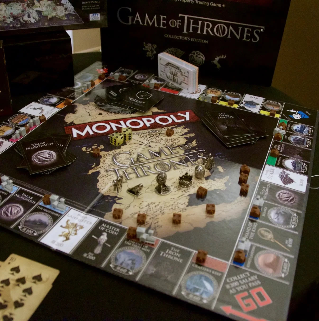 Game of Thrones Collector's Edition Monopoly Board Game | Westeros Territory Theme | Fans' first choice for collection