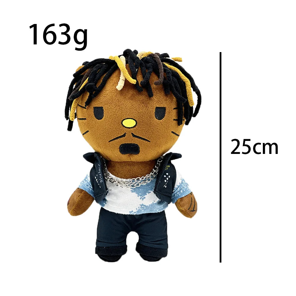 New Hello Kitty Ken Carson Rapper Trippie Taylors Plush Toy Doll with Clothes Stuffed Soft Plush Toys Fans Collect Gifts