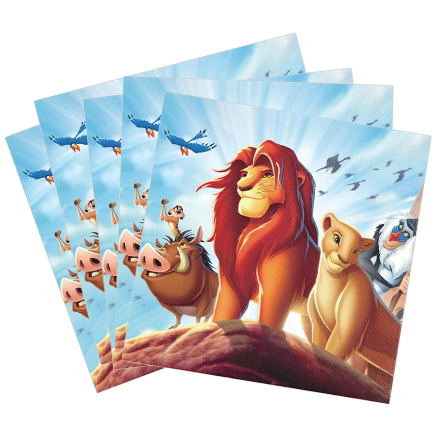 Disney The Lion King Birthday Party Decoration New Plates Cups Napinks Tablecloth King Lion Birthday Balloon Party Favor Balloon