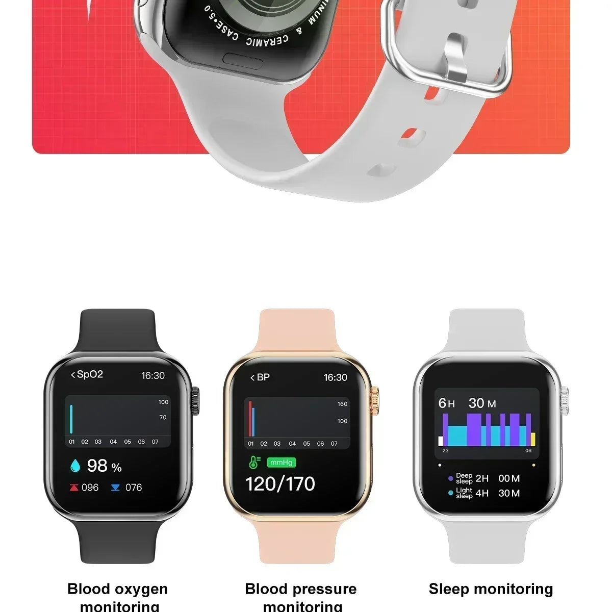 GPS Smart Watch Men For Apple Watch 11 Series Always On Display Body Temperature BT Call NFC Women Smartwatch For IOS Android
