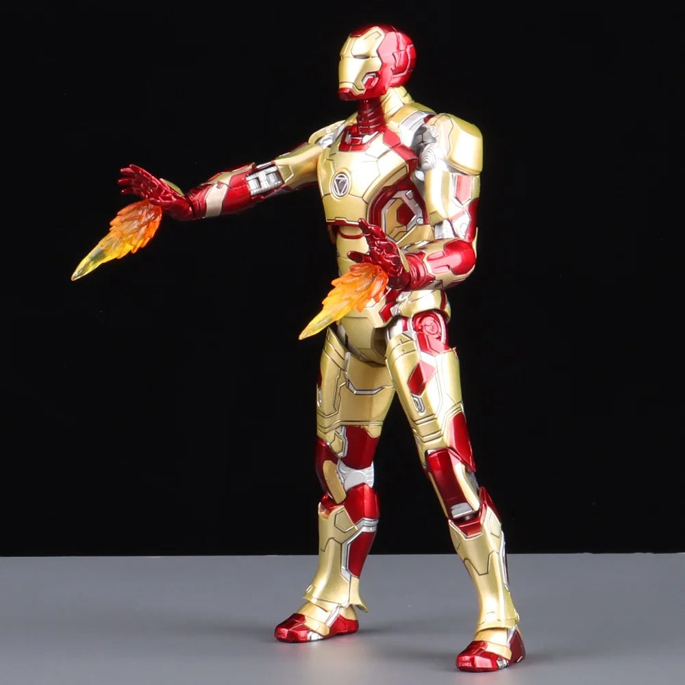 ZD Toys Iron Man Action Figure Joint Movable MK1 MK3 MK6 MK7 MK42 MK45 MK50 MK85 MK17 MK33 MK39 Adult Collection Figure Gift