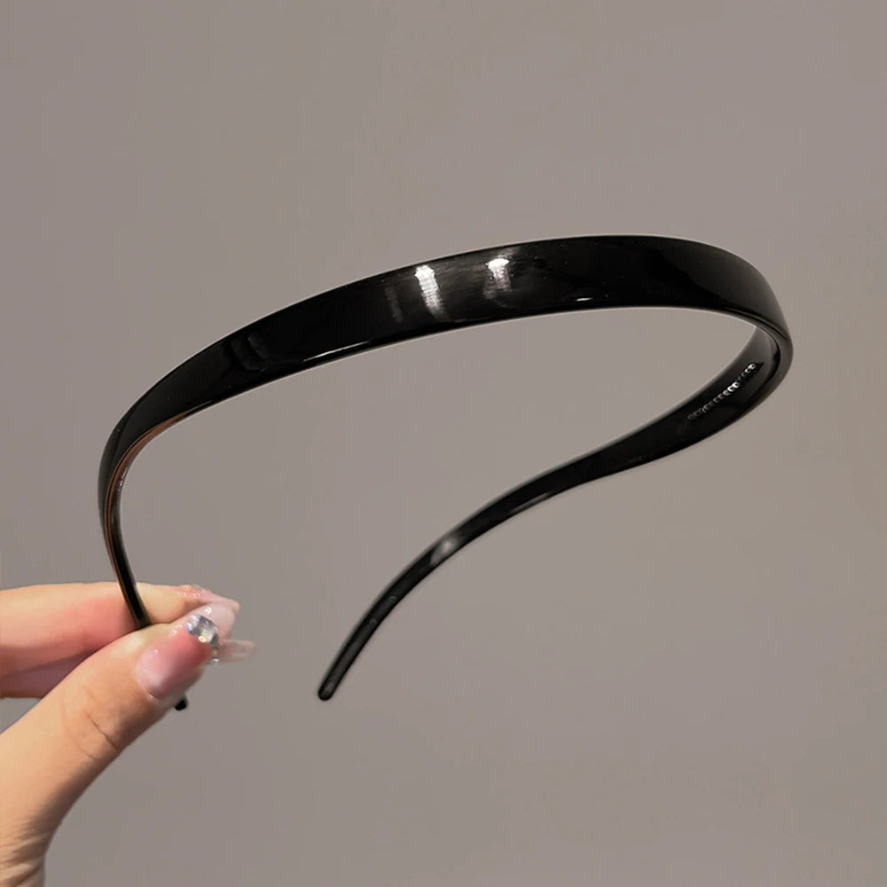 New Trendy Sunglasses Frame Shape Acrylic Hairbands For Women Toothed Headband Anti-slip Hair Hoop Fashion Hair Accessories