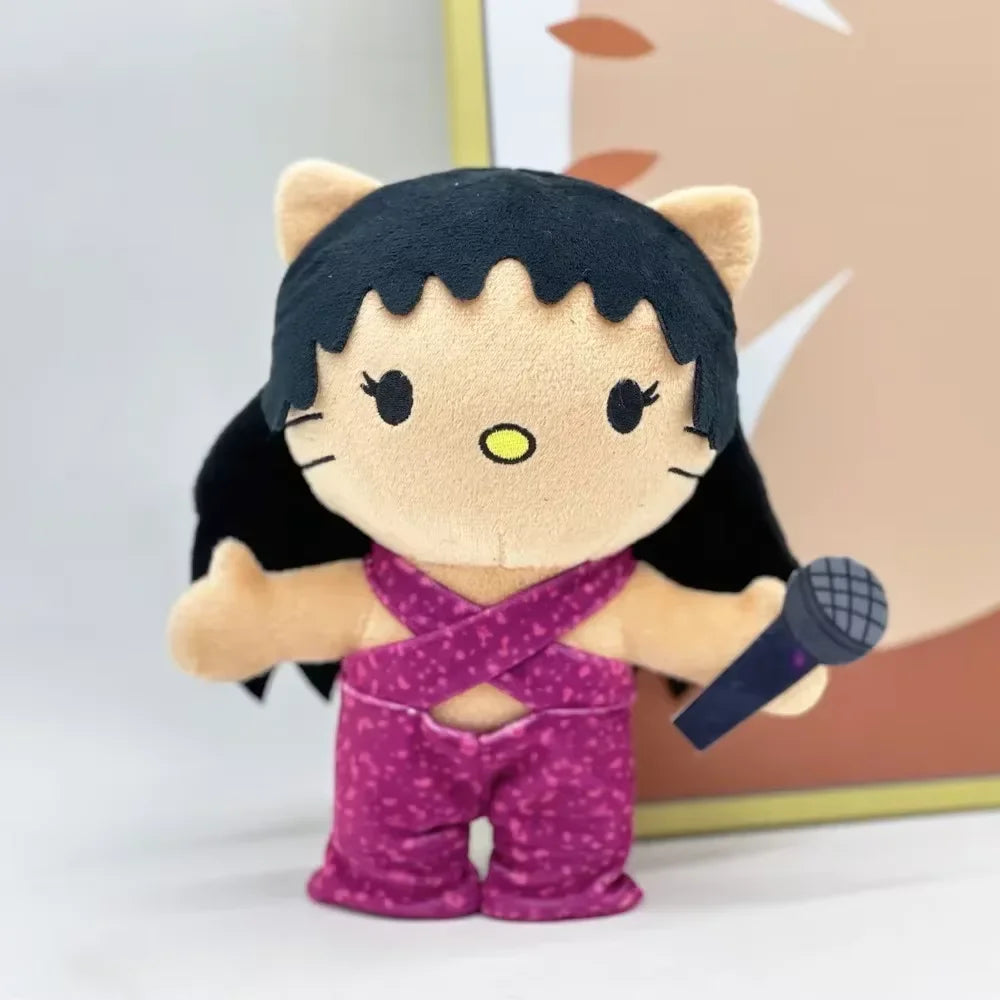New Hello Kitty Ken Carson Rapper Trippie Taylors Plush Toy Doll with Clothes Stuffed Soft Plush Toys Fans Collect Gifts