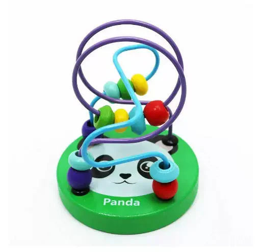 Montessori Baby Toys Wooden Roller Coaster Bead Maze Abacus Math Toys Toddler Early Educational Toys for 1 2 3 Years Kids Gifts