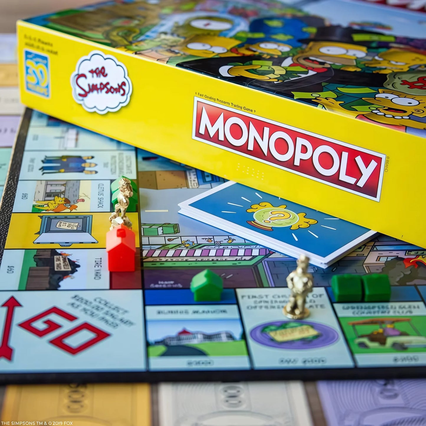 Monopoly The Simpsons co-branded Monopoly board game The Simpsons Edition Springfield collectible