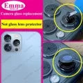 1Set Original Sapphire Rear Camera Glass Replacement for iPhone 16 15 14 Pro Max 12 13 Mini 15 Plus Camera Lens Repair Tool Kits