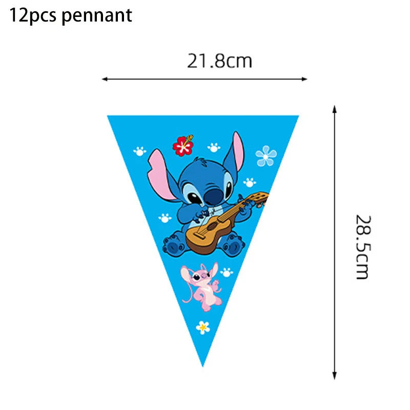 Disney Stilt themed party disposable cutlery paper cup paper plate table bra flag children's birthday party decoration set