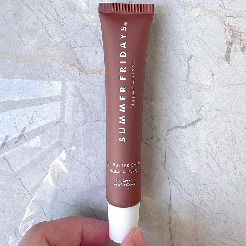 Summer Fridays Lip Balm Moisturizing Mirror Lip Gloss Lip Vanilla Pink Sugar Coffee Cake Smell Lipstick Transparent Oil Makeup