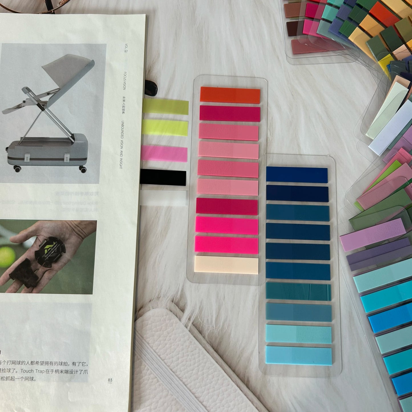 4800-200Sheets Transparent Note Book Tabs Index Creative Memo Pads Sticky SchoolOffice Stationery Self-Adhesive Stickers