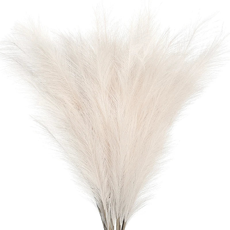 5/10pcs Artificial Pampas Boho Flowers Artificial Reed Ins Wind Bouquet Imitation Flowers Fake Plant Wedding Decoration Flowers