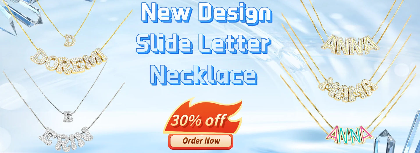 Box Chain Custom Jewelry Personalized Name Pendant Necklace Handmade Detachable Cursive Nameplate Choker Women Men Christmas