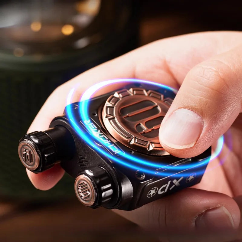 Magnetic Push Card Fidget Spinner Haptic Coin Clicker 4In1 Metal EDC Relieve Stress Relief Sensory Toy Office Desk Anti Anxiety