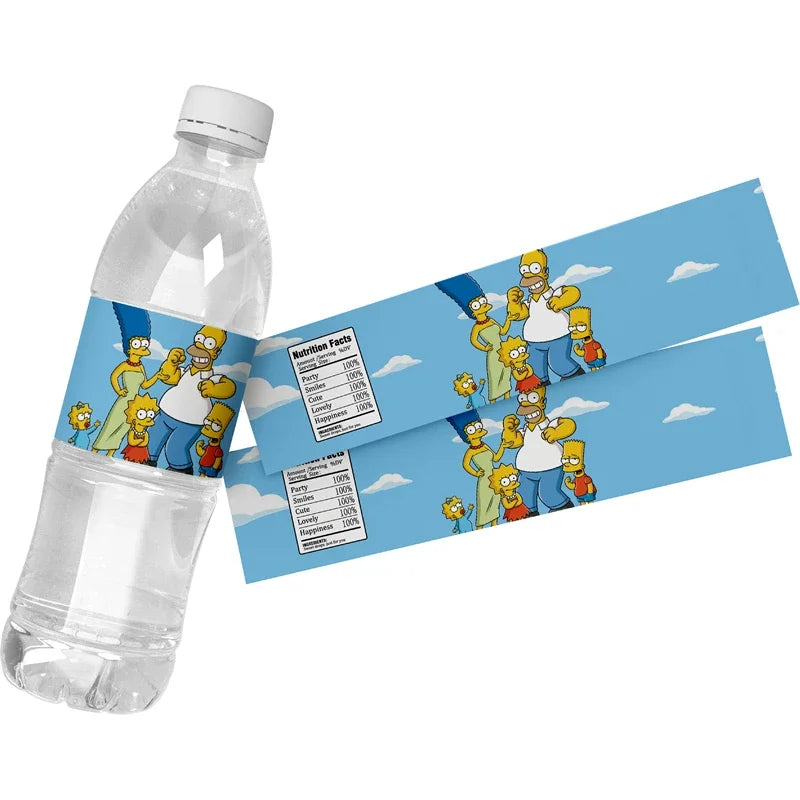 THE SIMPSONS GAME Baby Shower Kids Toy Aluminum Foil Digital Balloon Set Birthday Party Decor and Napkins Disposable Tableware