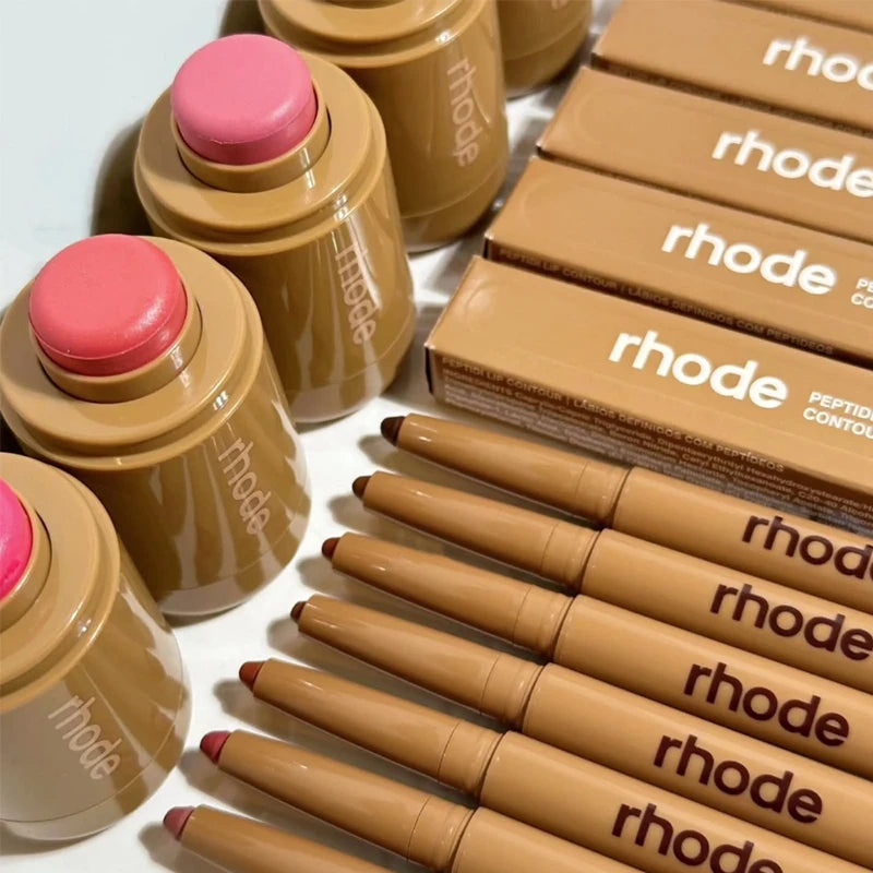 7 Color Skin Peptide Lip Shape Pen Lip Liner Long Lasting Lip Tint Pencil Pen Makeup Lipstick Powder Blusher Gloss Rouge Makeup