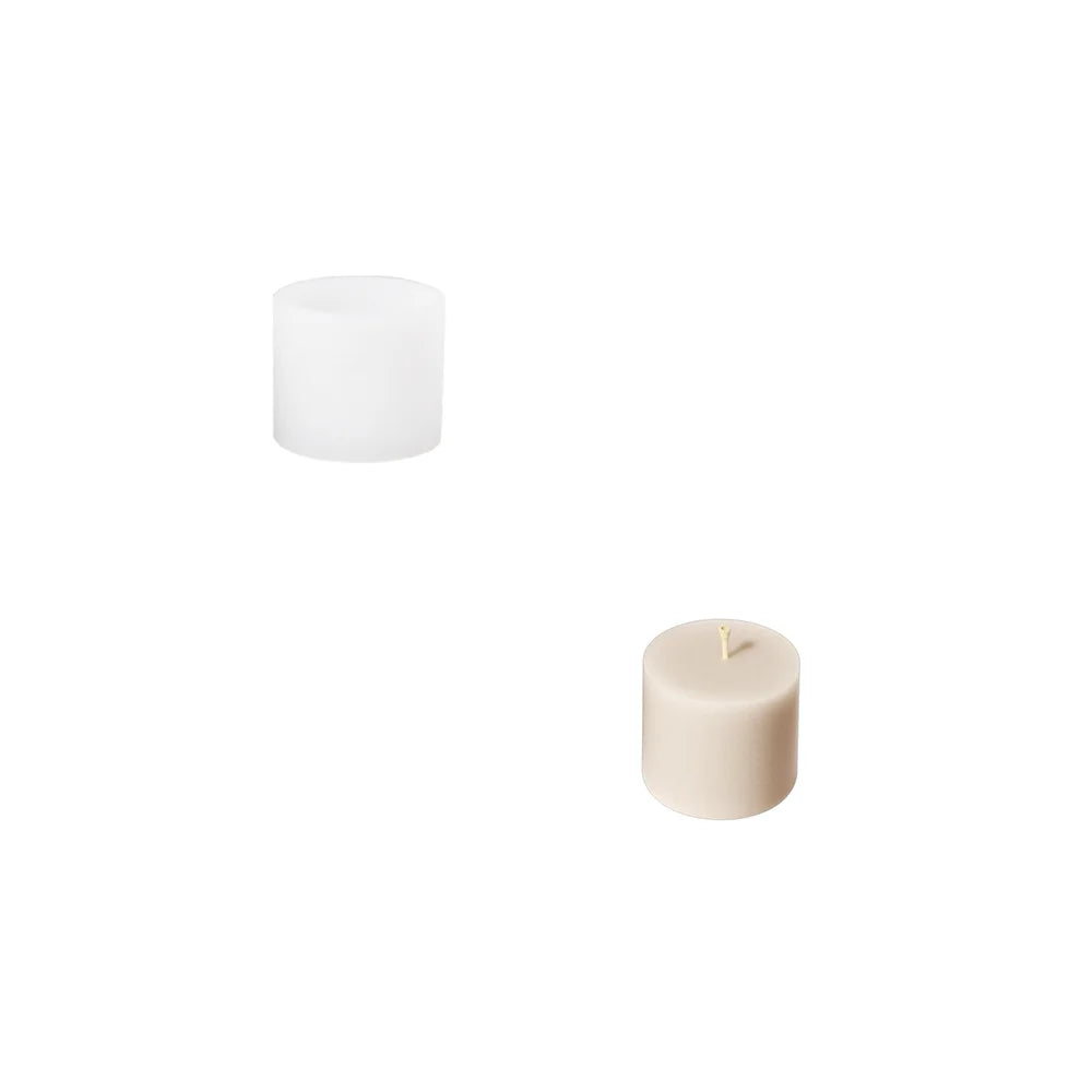 Nicole Camellia Candle Jar Jesmonite Silicone Mold Reusable Candle Refill Mold DIY Flower Concrete Gypsum Mould