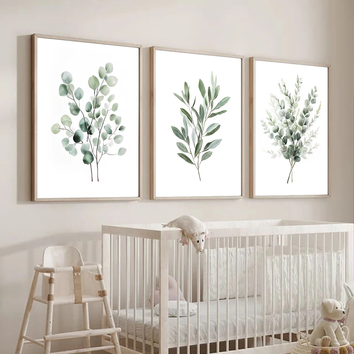 1/3pcs Bohemian Sage Green Leaves Prints Poster Modern Botanical Aesthetics Art Prints Wall Art Home Decor Art Poster Gifts