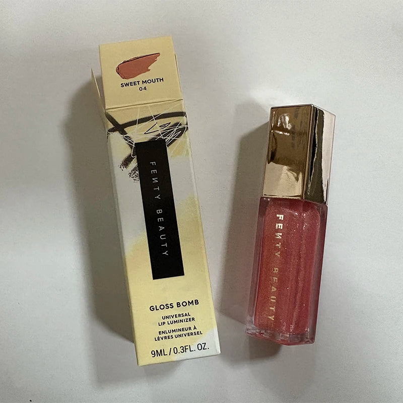 Fashion Fenty Beauty Lip Glaze Moisten Shine Glitter Lip Plumper Makeup For Beginner Liquid Lipstick Female Makeup Cosmetics