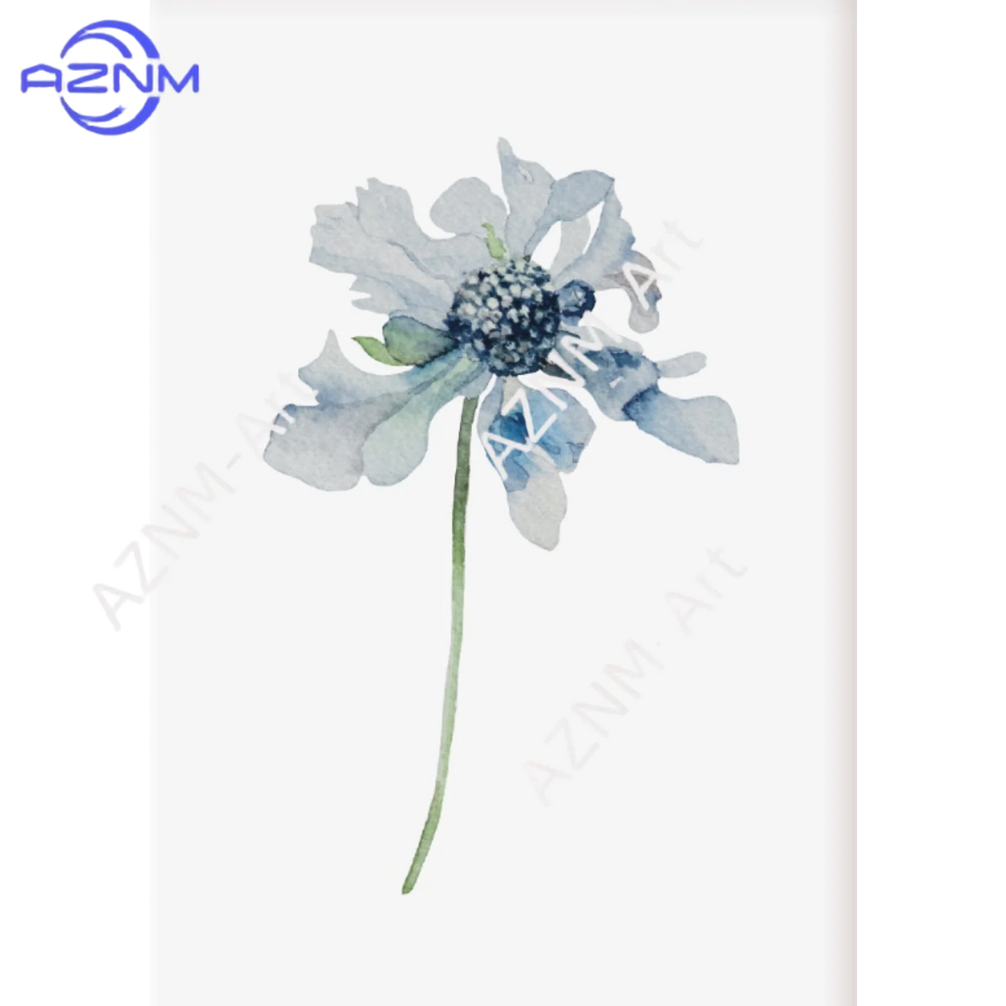 1/3Pcs Hamptons Provincial Poster, Hydrangea Blue Floral Flower Prints, Modern Coastal Home Decor Wall Art