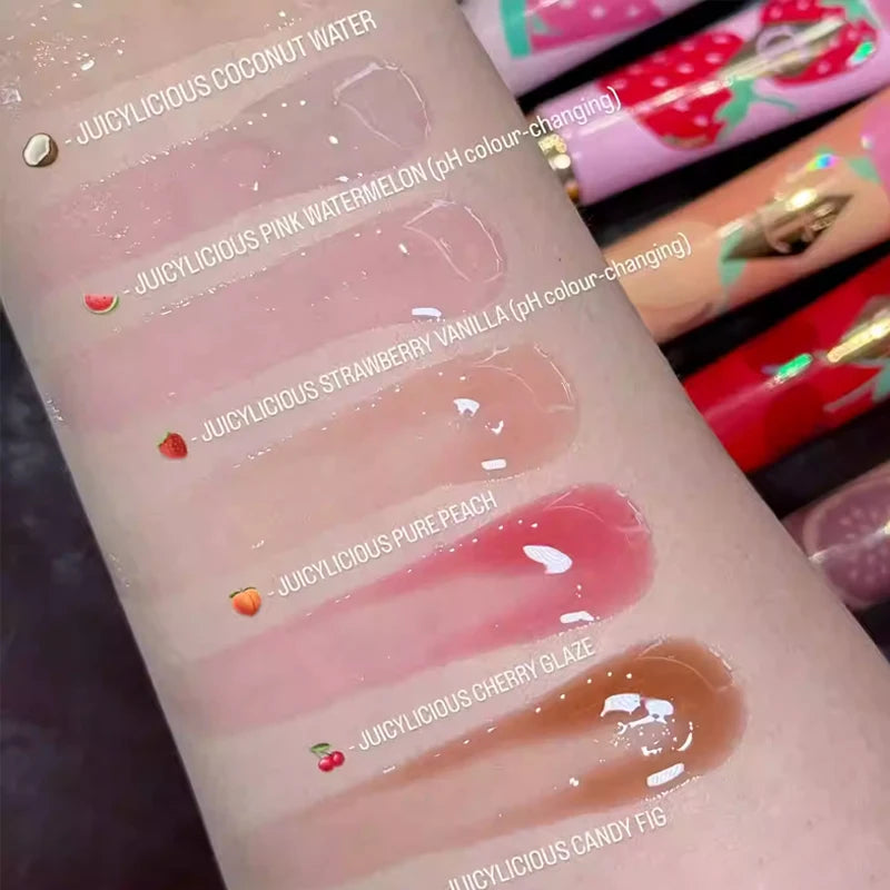 Charlotte Tilbury Jelly Lip Gloss Lip Care Essence Mirror Lip Gloss Lipstick Matte Finish CT Matte Lip Gloss Small Gold Tube