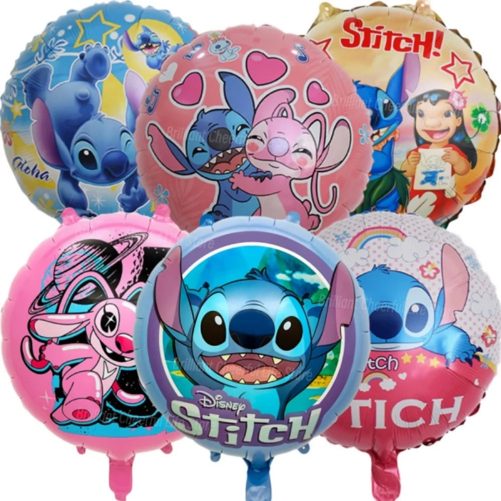 Stitch Birthday Decoration Lilo and Stitch Theme Tablecloth Paper Cup Plate Balloons Baby Shower Supplies Kids Favor