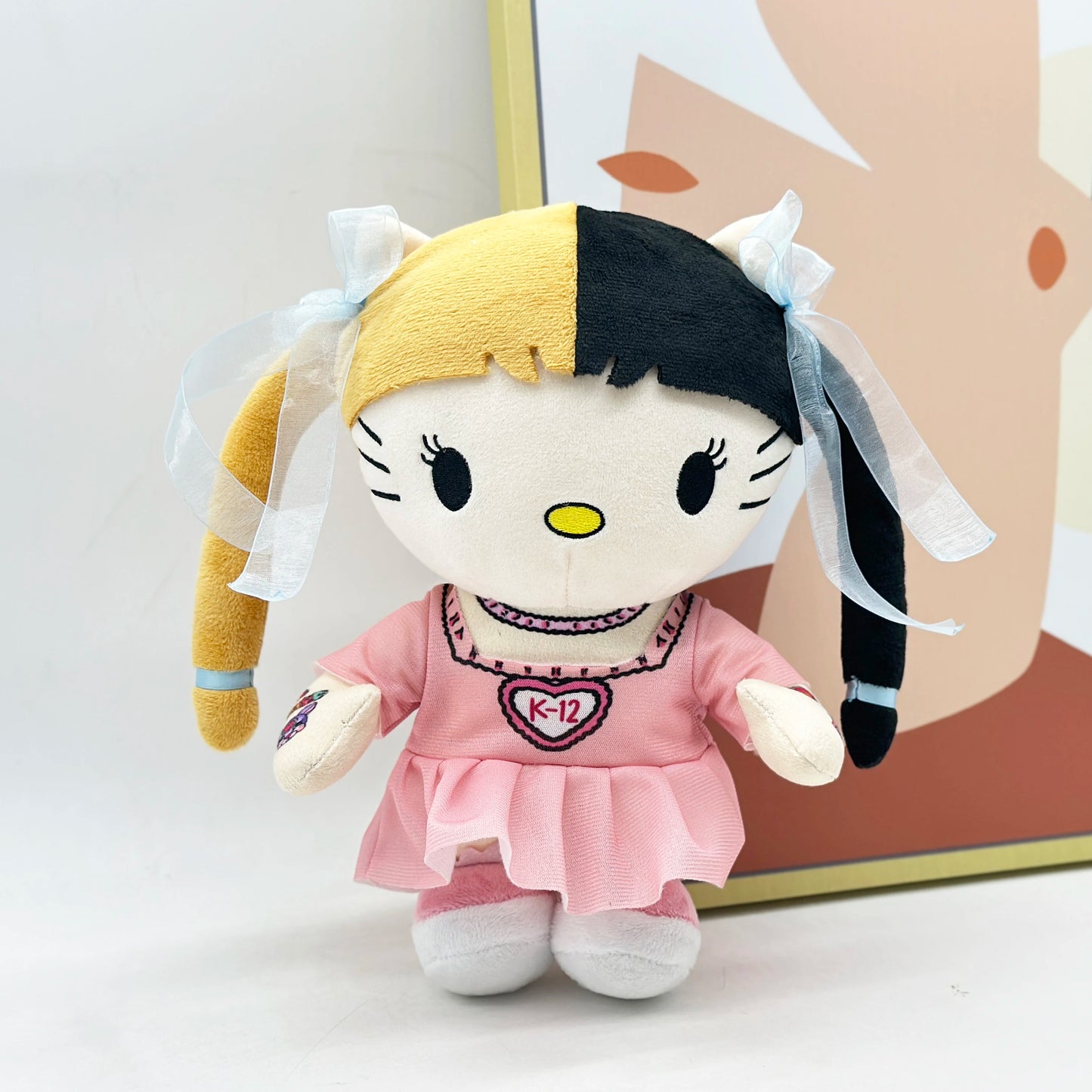 New Hello Kitty Ken Carson Rapper Trippie Taylors Plush Toy Doll with Clothes Stuffed Soft Plush Toys Fans Collect Gifts