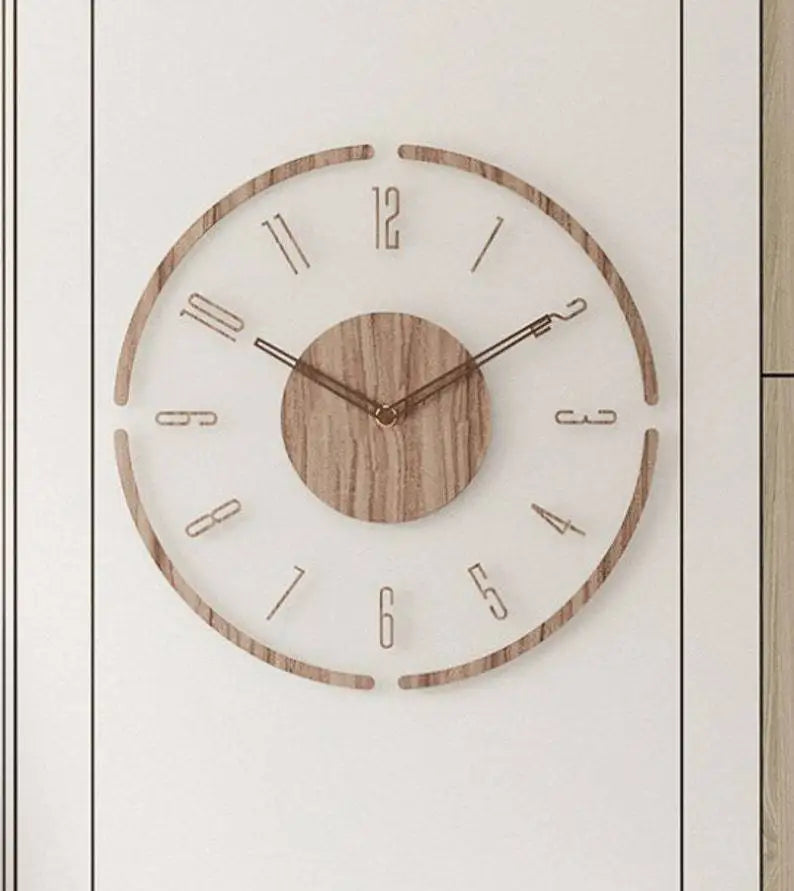 Modern Transparent Floating Digital Wall Clock Decoration Special Material Disk Battery Powered Home Decorative Wall Clock