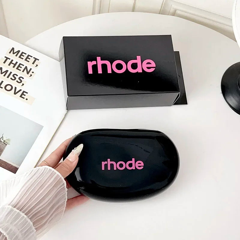 Fashion RHODE Limited Cosmetic Colorful Soft Silicone Waterproof Makeup Bag Convenient for Storing Items Gift Package with Box