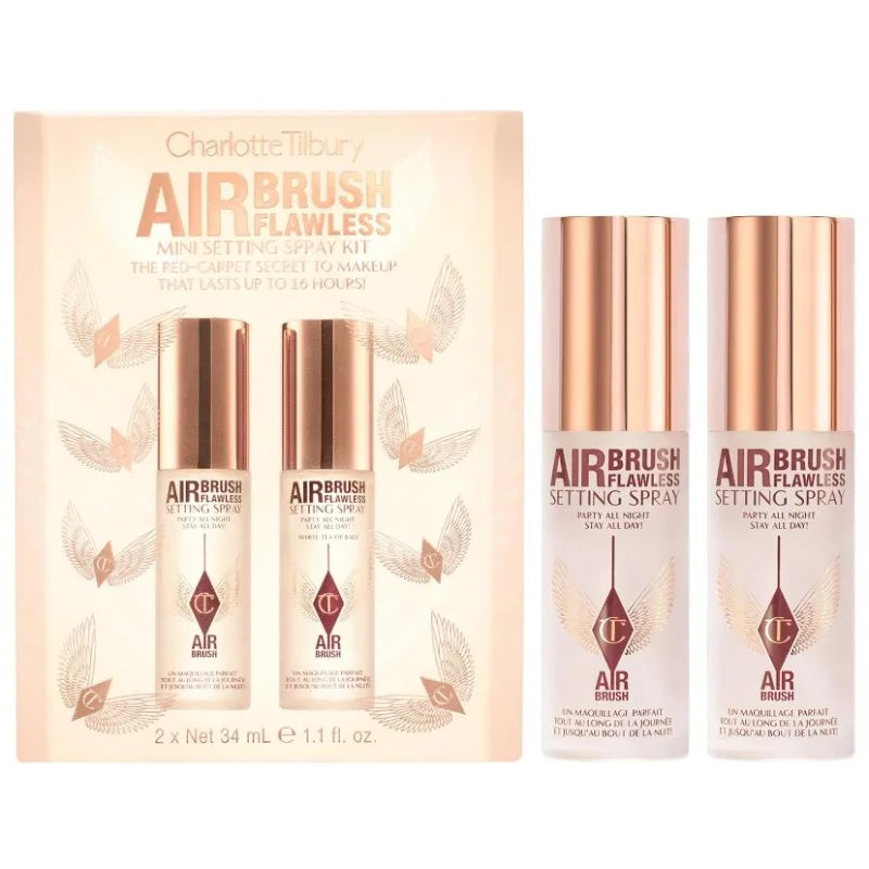 Charlotte Tilbury Liquid Foundation Cushion Foundation Setting Spray Pressed Powder Love 2 Color Powder Blusher Eyeshadow Rouge