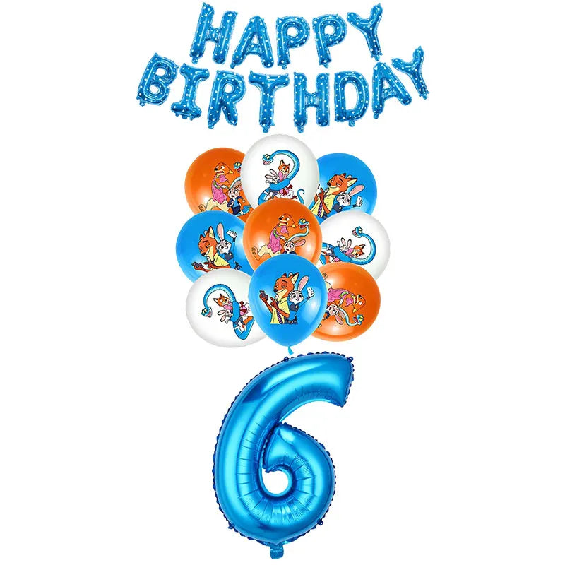 Disney Zootopia Birthday Party Decorations