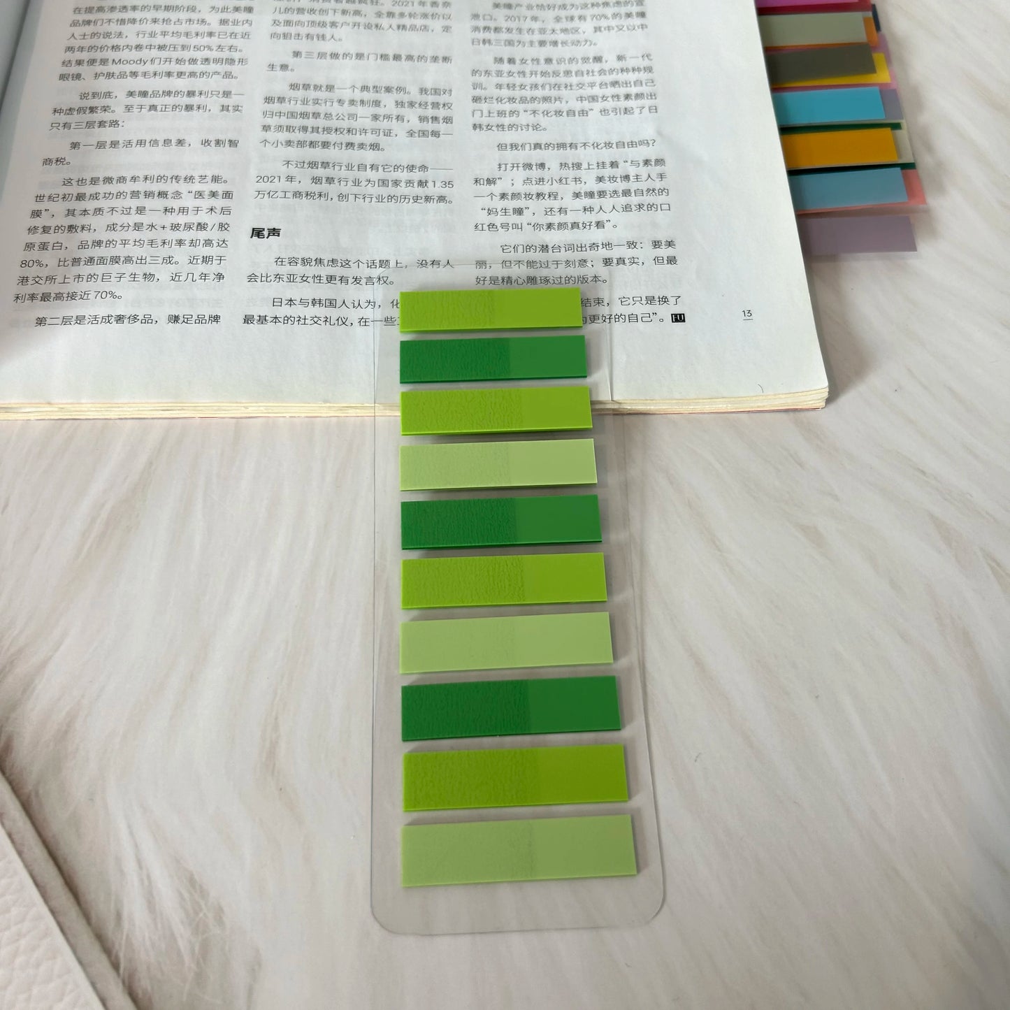 4800-200Sheets Transparent Note Book Tabs Index Creative Memo Pads Sticky SchoolOffice Stationery Self-Adhesive Stickers