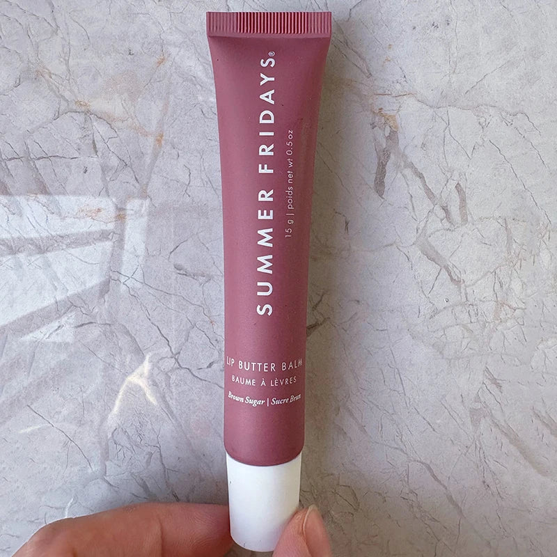 Summer Friday's Vanilla Beige Lip Balm Moisturizing Transparent Lipstick Set Smooth Soft Tube Mirror Lip Gloss Lip Makeupv