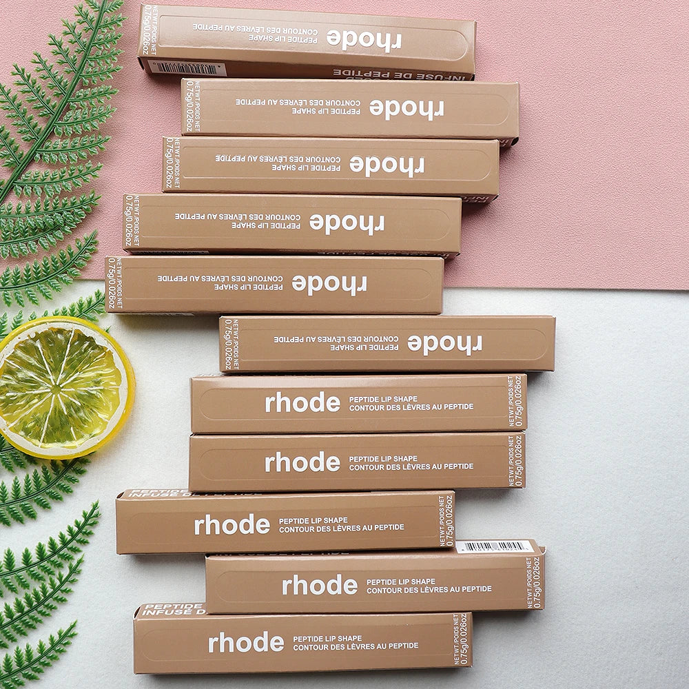 Rhode Skin Peptide Lip Shape Pen Lip Liner Long Lasting Lip Tint Pencil Pen Makeup Lipstick Powder Blusher Gloss Rouge Makeup