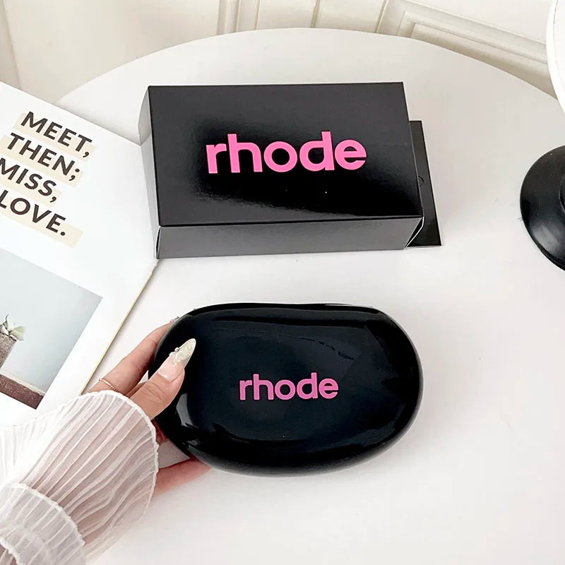 Fashion RHODE Limited Cosmetic Colorful Soft Silicone Waterproof Makeup Bag Convenient for Storing Items Gift Package with Box