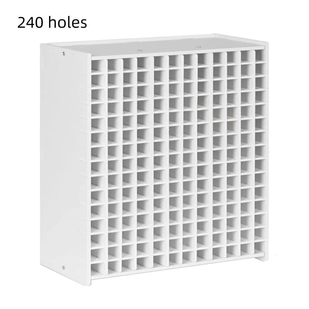 New PVC Art Marker Rack 72/120/180/240 Grids Large Capacity Marker Pen Holder Multi Slots Mark Pen Storage Box Art Tools