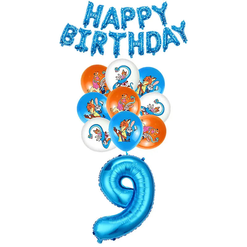 Disney Zootopia Birthday Party Decorations