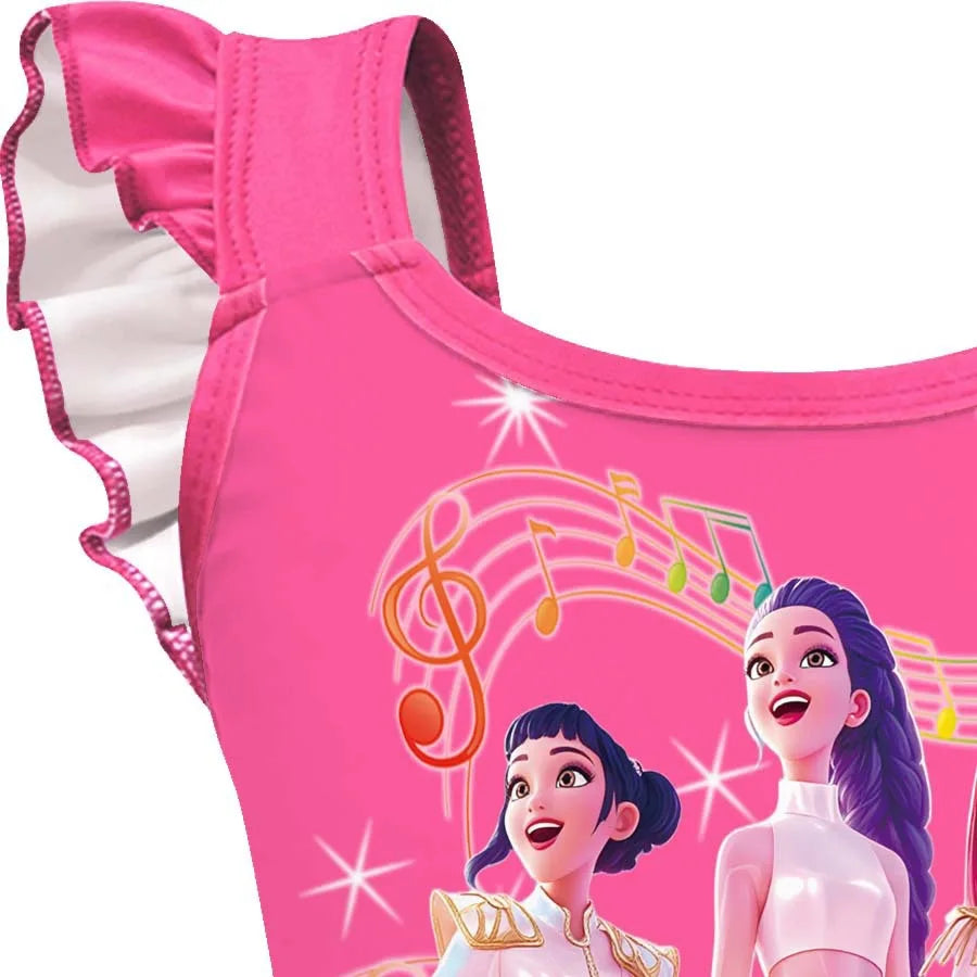 Kids Kpop Bathing Suits Girls, Kpop Little Girls Swimsuit,Girls Bathing Suit,Toddler Girl Swimsuit,Girls One Piece Swimsuits