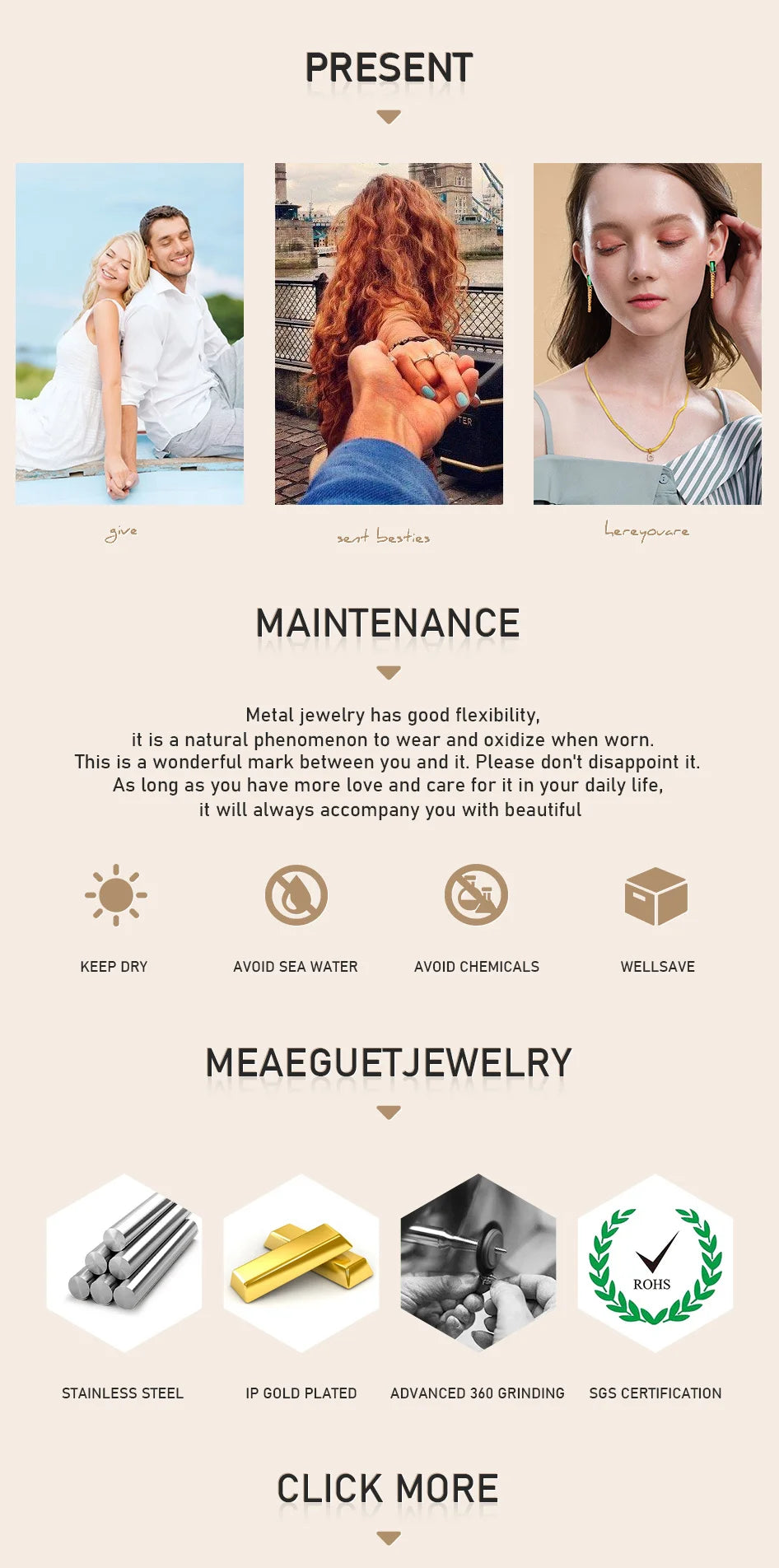 Chunky Gold Plated Link Necklace For Women, Stainless Steel Oval Thick Chain Choker Minimalist Jewelry