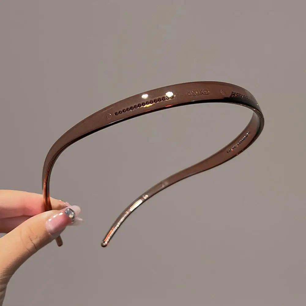 New Trendy Sunglasses Frame Shape Acrylic Hairbands For Women Toothed Headband Anti-slip Hair Hoop Fashion Hair Accessories