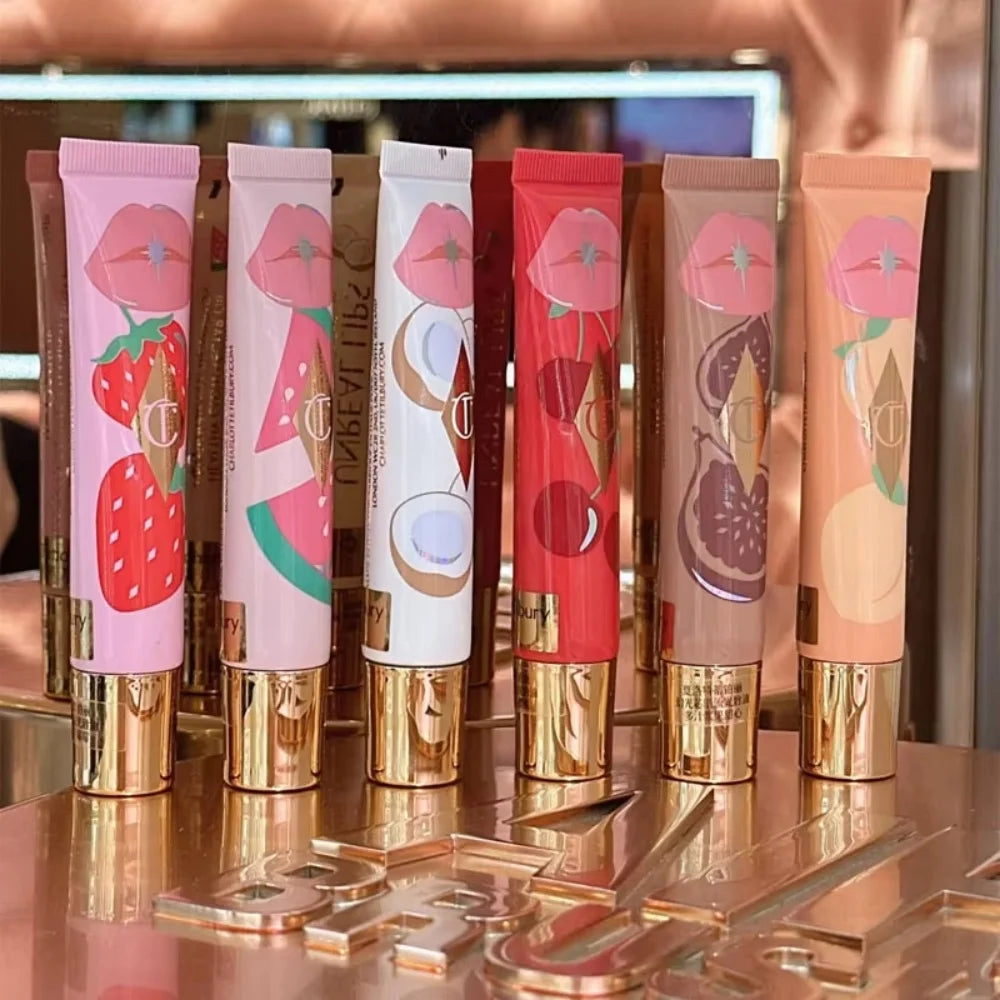 Charlotte Tilbury Unreal Lips Healthy Glow Nectar Oil Collagen Lip Bath Pillow Talk Lipstick Natural Shine Cosmetics Makeup Gift
