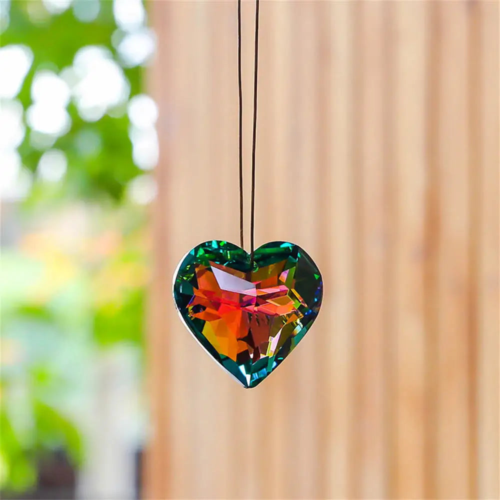 1PCs K9 Crystal Prism AB Clear Faceted Large Oval Chandelier Crystal Hanging Ornaments DIY Suncatcher Pendants Rainbow Maker