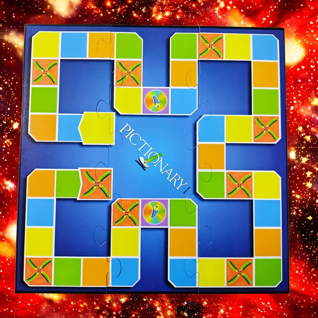 Pictionary (Party Version), a Game Specially Designed for Parties, Card Game, Board Game, Suitable as a Gift (Slight Color Difference)