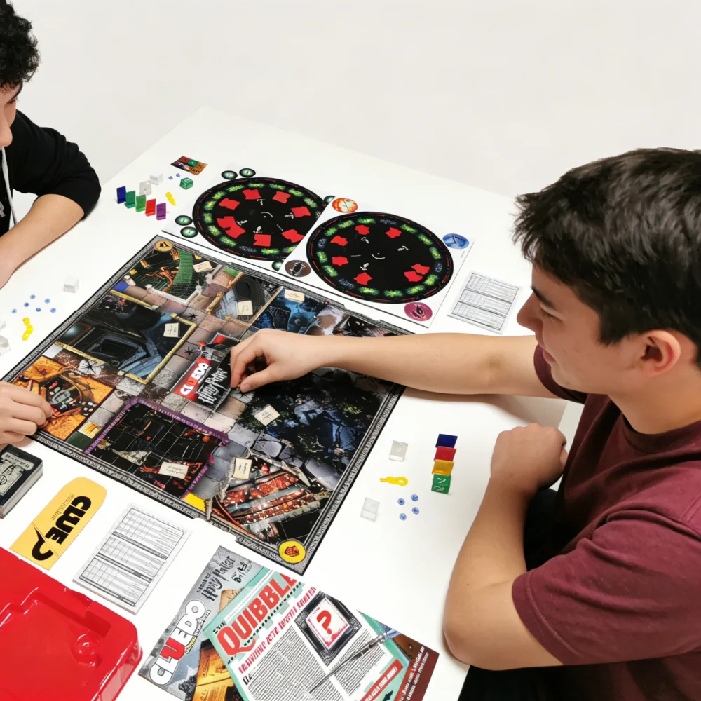Cluedo x Harry Potter joint version of the mystery board game, suitable for group gatherings and entertainment.