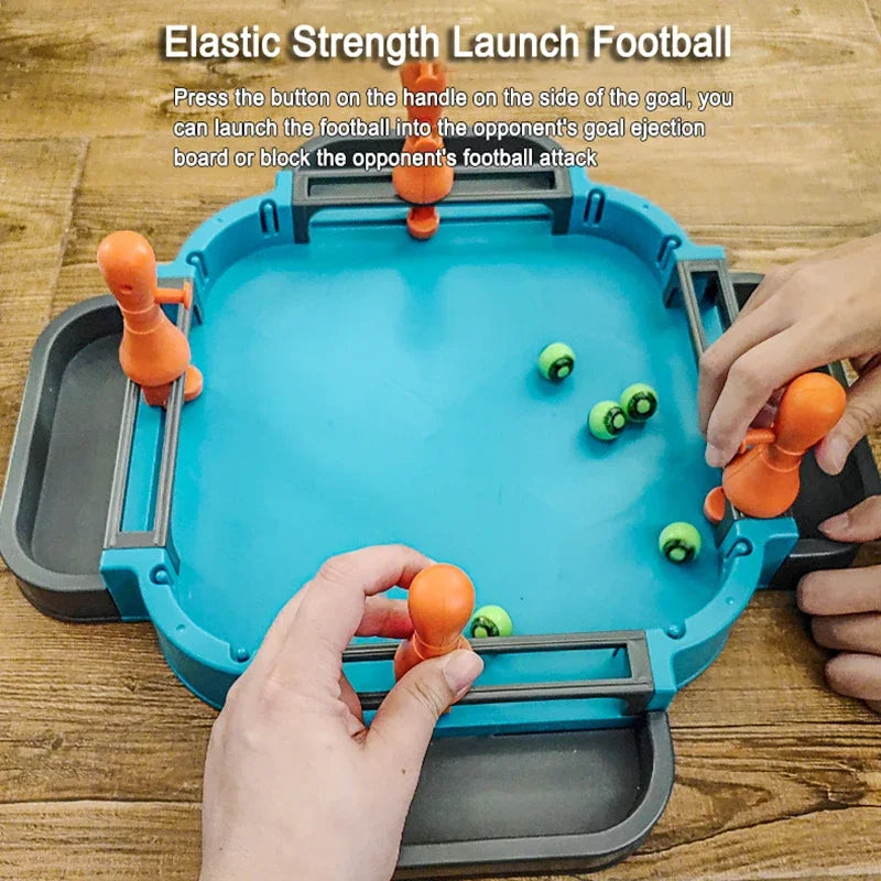 Children Pinball Machines Board Games Table Toys Soccer Marble Shoot Pinball Battle Social Game Fun Family Party Interactive Toy